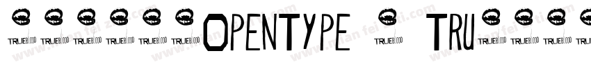 宋体-常规(OpenType - Tru字体转换